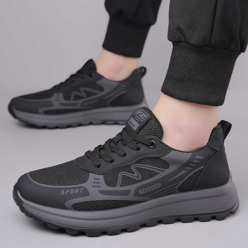 Men'S Fashion Luxury Brands - Perforated Lace-up Summer High Boots Boots