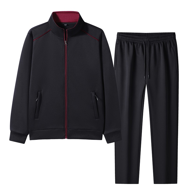 Mens Fashion Suits - Men's Zip Long Sleeve Cardigan Solid