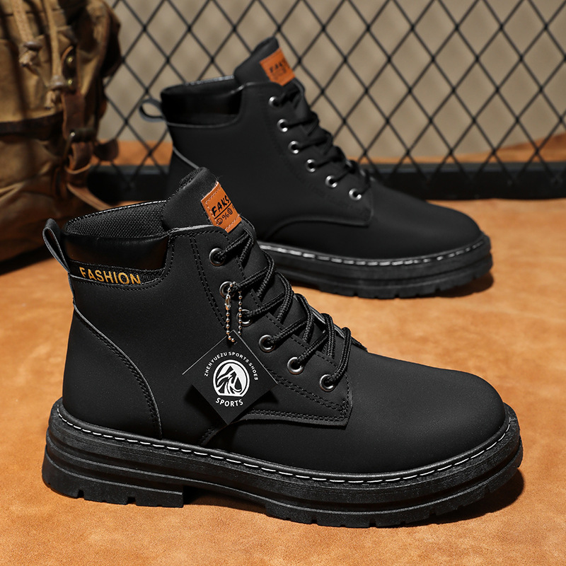 Mens Fashion Winter 2025 - Men High Top Boots 2025 Autumn