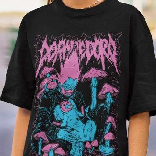 Men'S Fashion Oversized T Shirt - Unisex Dorohedoro Noi Anime T-shirt Nikaido