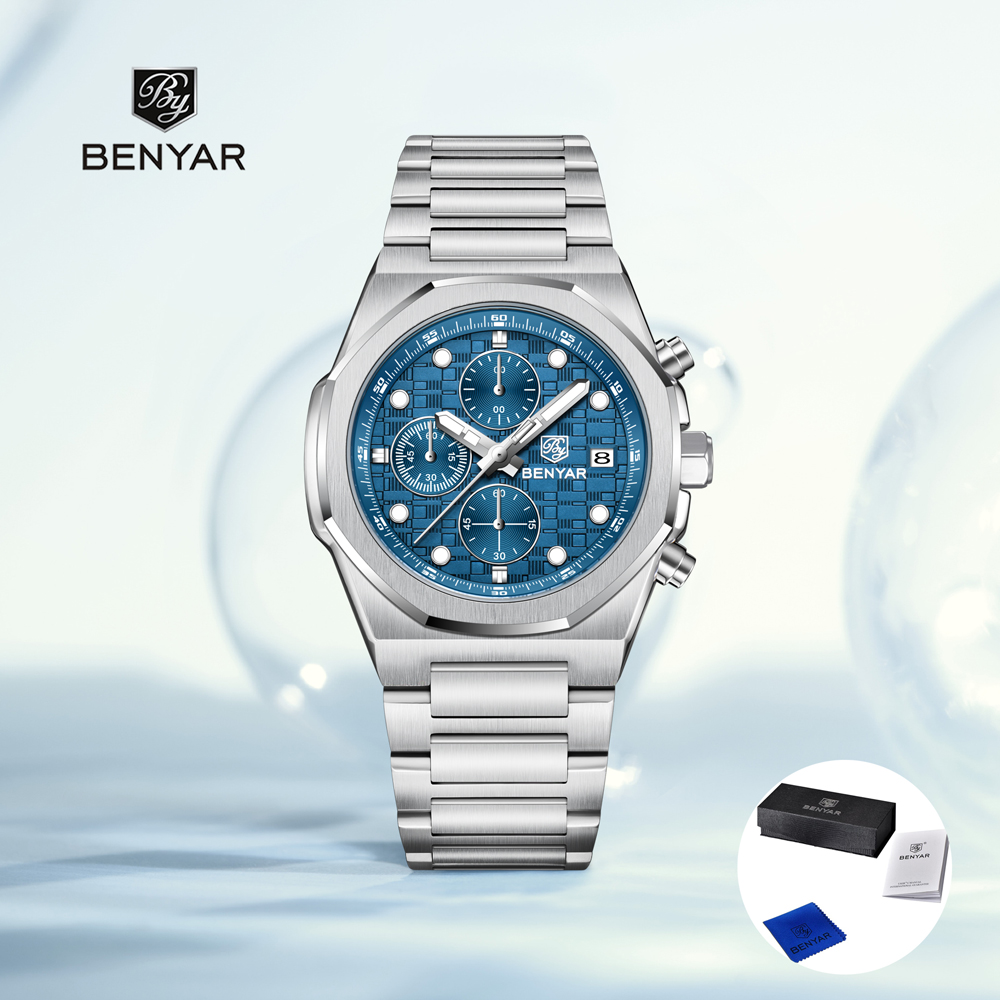 Mens Fashion Watch - 2025 New BENYAR Men's Watches Top
