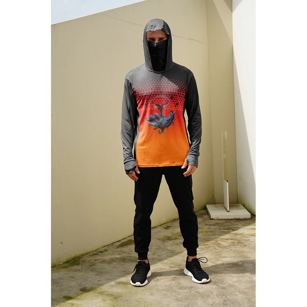 Mens Fashion Summer - Fishing Shirts Men Sun Protection Hoodie