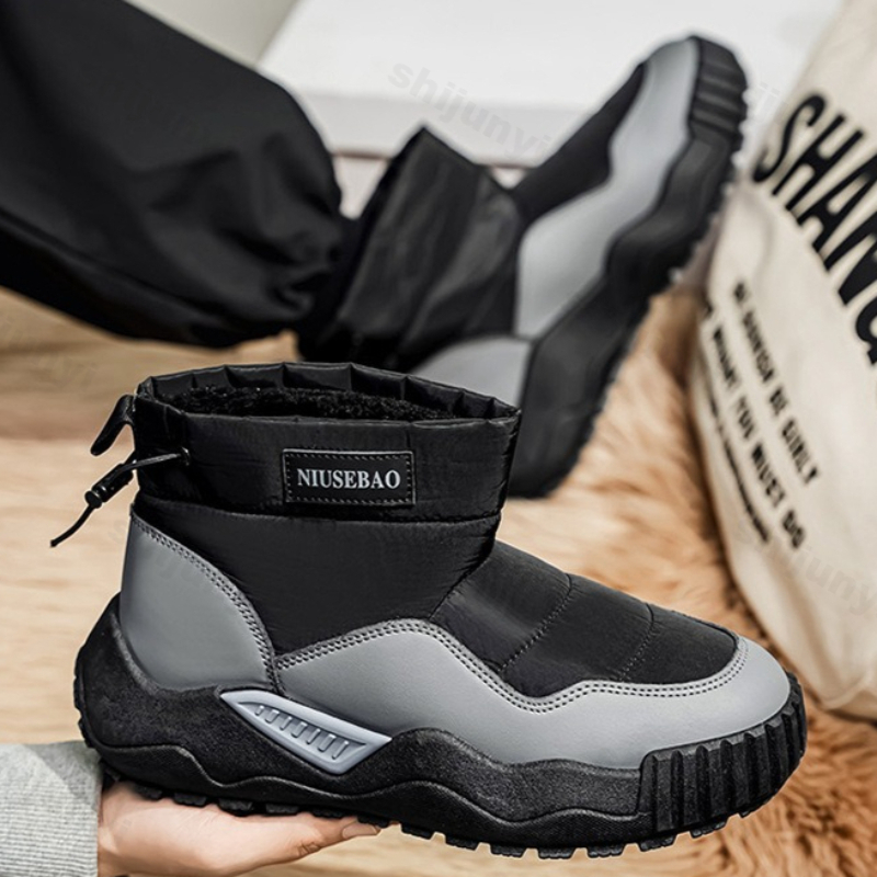 Mens Fashion Winter 2025 - Men's Snow Boots 2025 Winter Comfortable