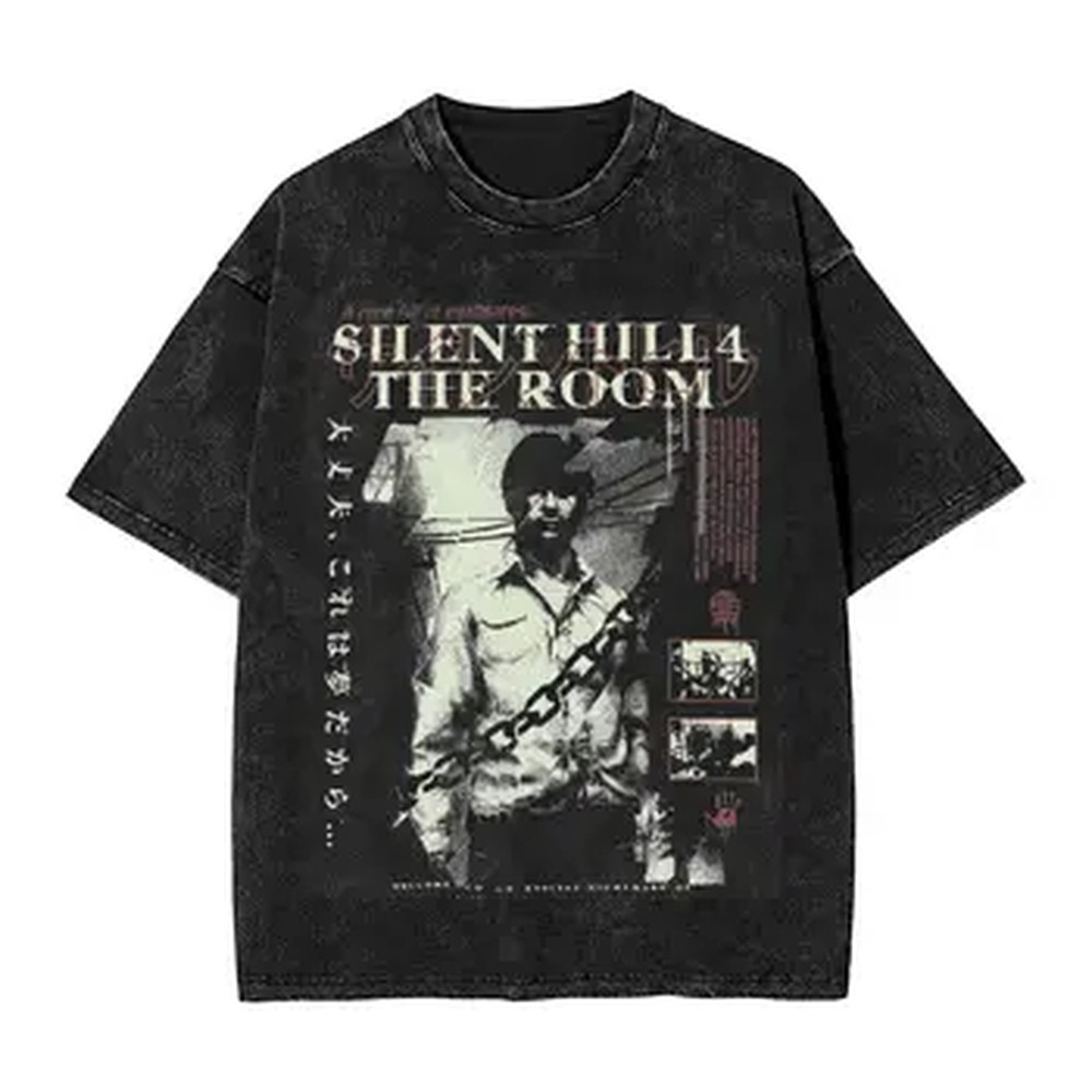 Men'S Fashion Oversized T Shirt - Oversize SILENT HILL 4 Apparel T