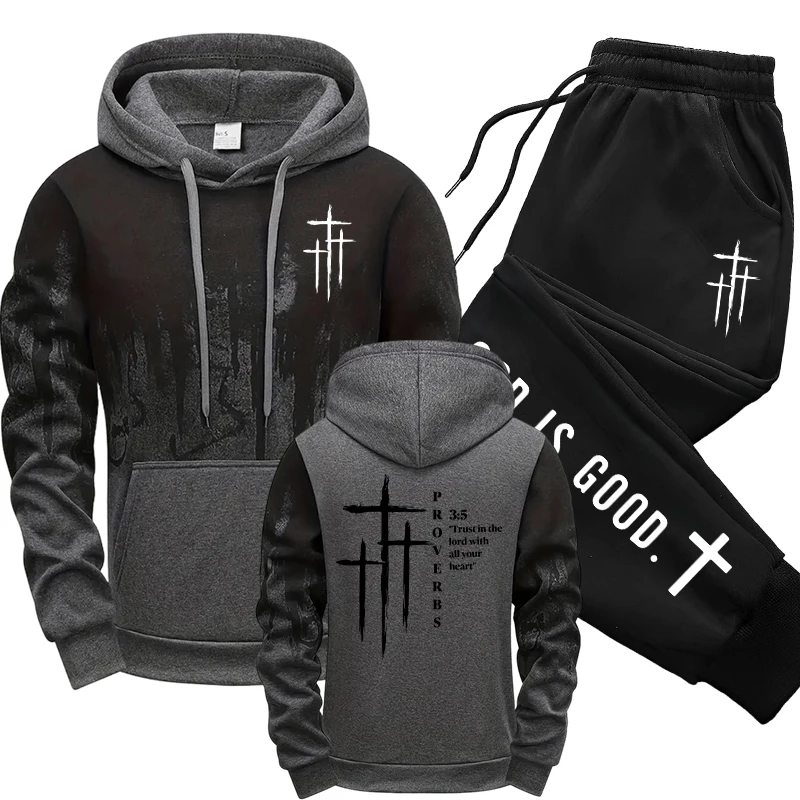 Mens Fashion Suits - Autumn Winter Daily Casual Sports Jogging
