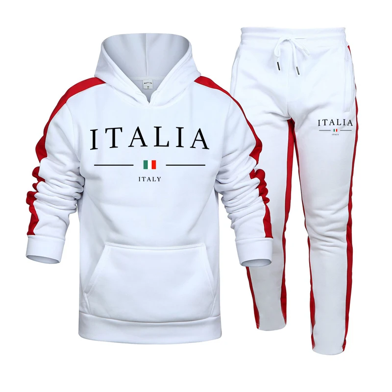 Mens Fashion Suits - Men's Tracksuit 2 Pcs Sets Fashion