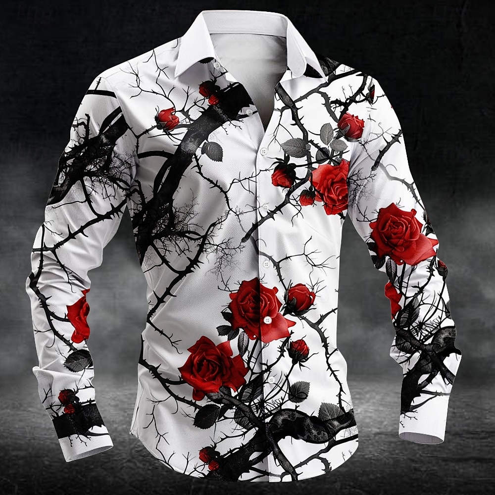 Mens Fashion Summer - Fashion plum blossom pattern 3d Print