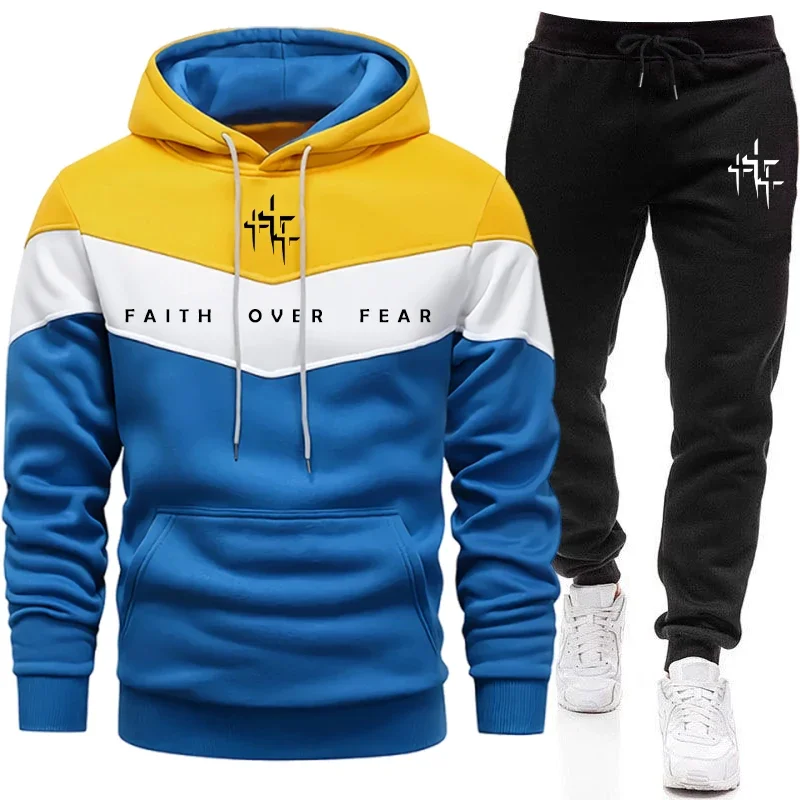 Faith Over Fear Men's Tracksui - Mens Fashion Suits recension och pris