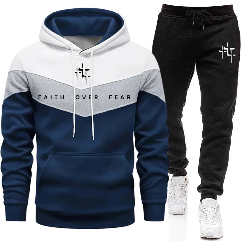 Faith Over Fear Men's Tracksui - Mens Fashion Suits recension och pris