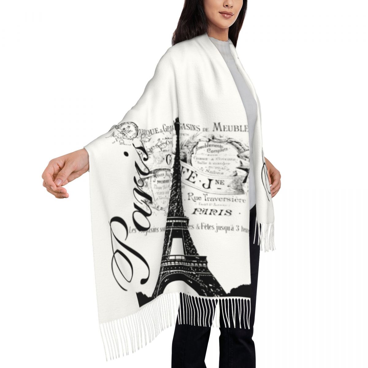 Custom Printed Vintage Eiffel  - Paris Fashion Men recension och pris