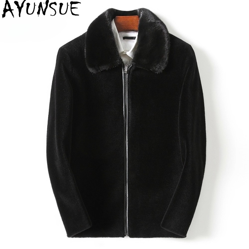 AYUNSUE Casual 100% Wool Coats - Mens Fashion Winter 2025 recension och pris
