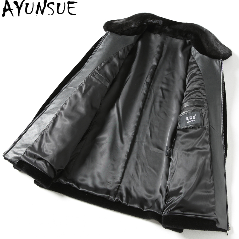 AYUNSUE Casual 100% Wool Coats - Mens Fashion Winter 2025 recension och pris