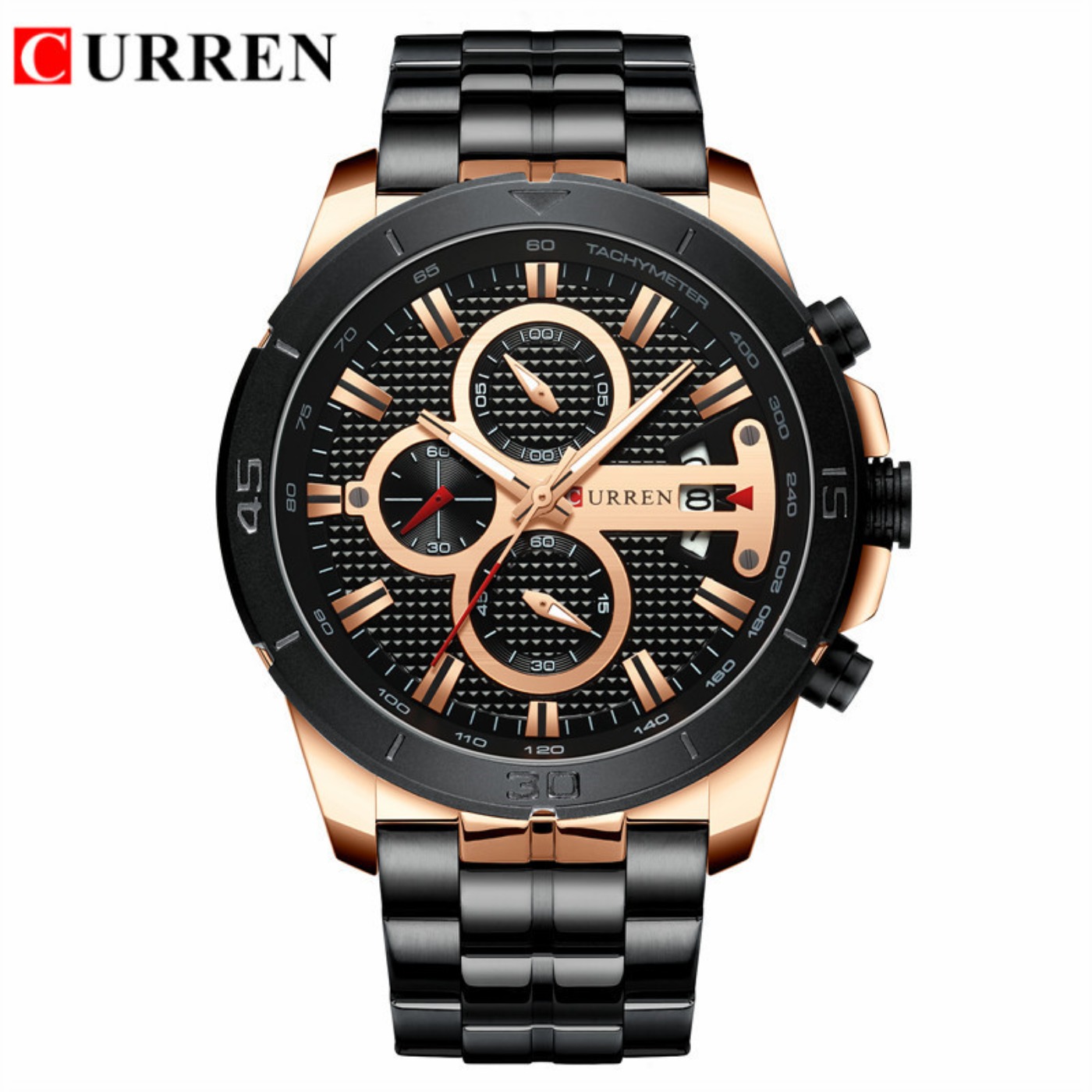 CURREN Watch Men Waterproof Ch - Men'S Fashion Luxury Brands recension och pris