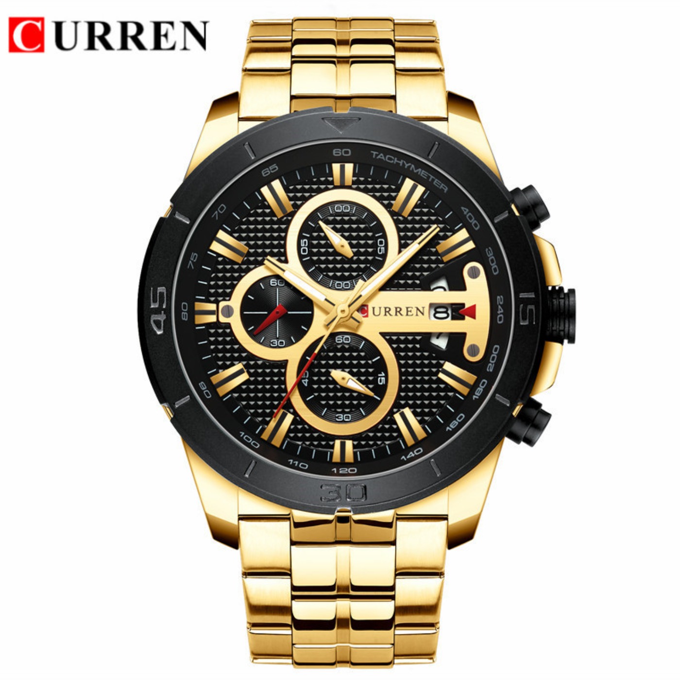CURREN Watch Men Waterproof Ch - Men'S Fashion Luxury Brands recension och pris