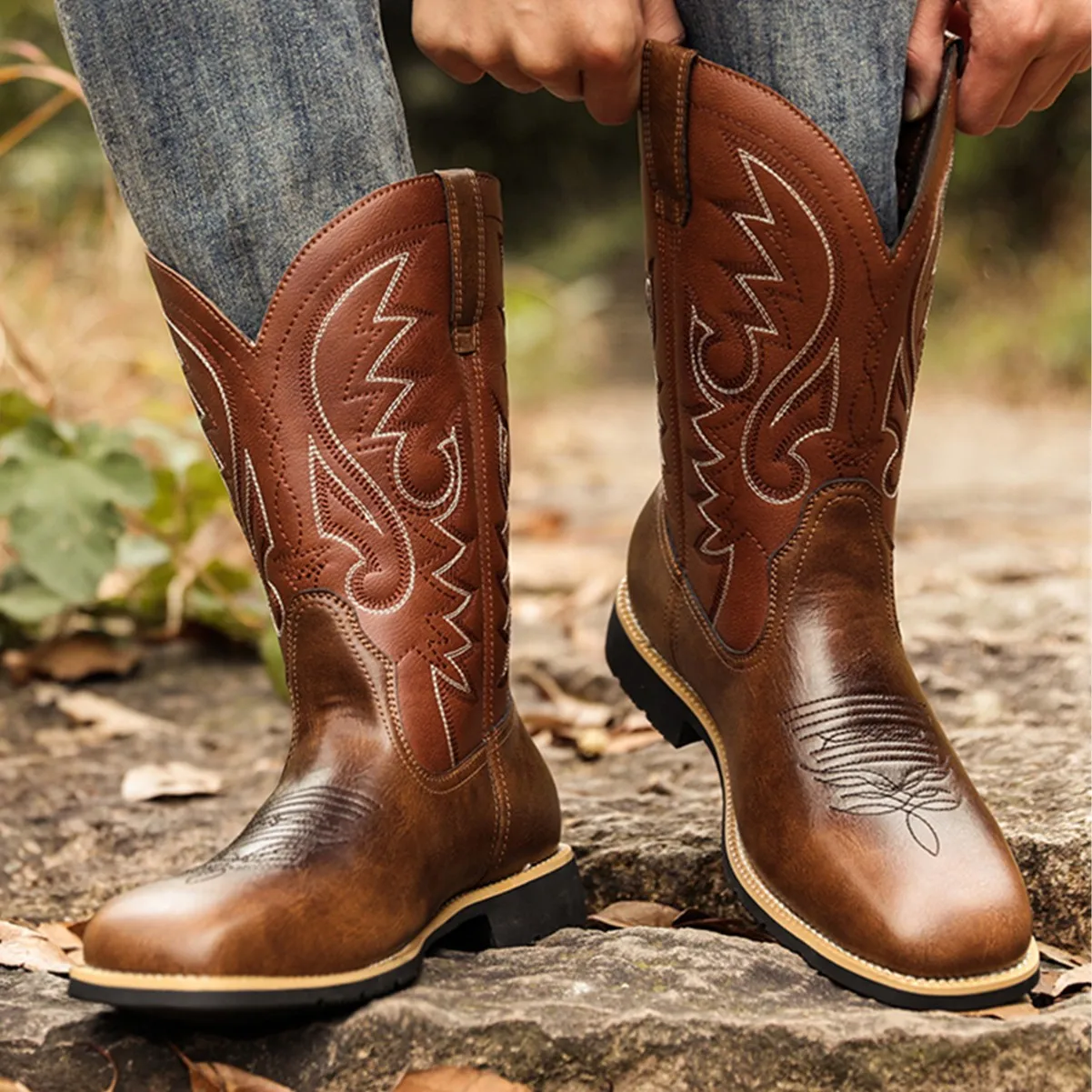 Men's Mid-calf Boots Fashion H - Mens Fashion Winter 2025 recension och pris