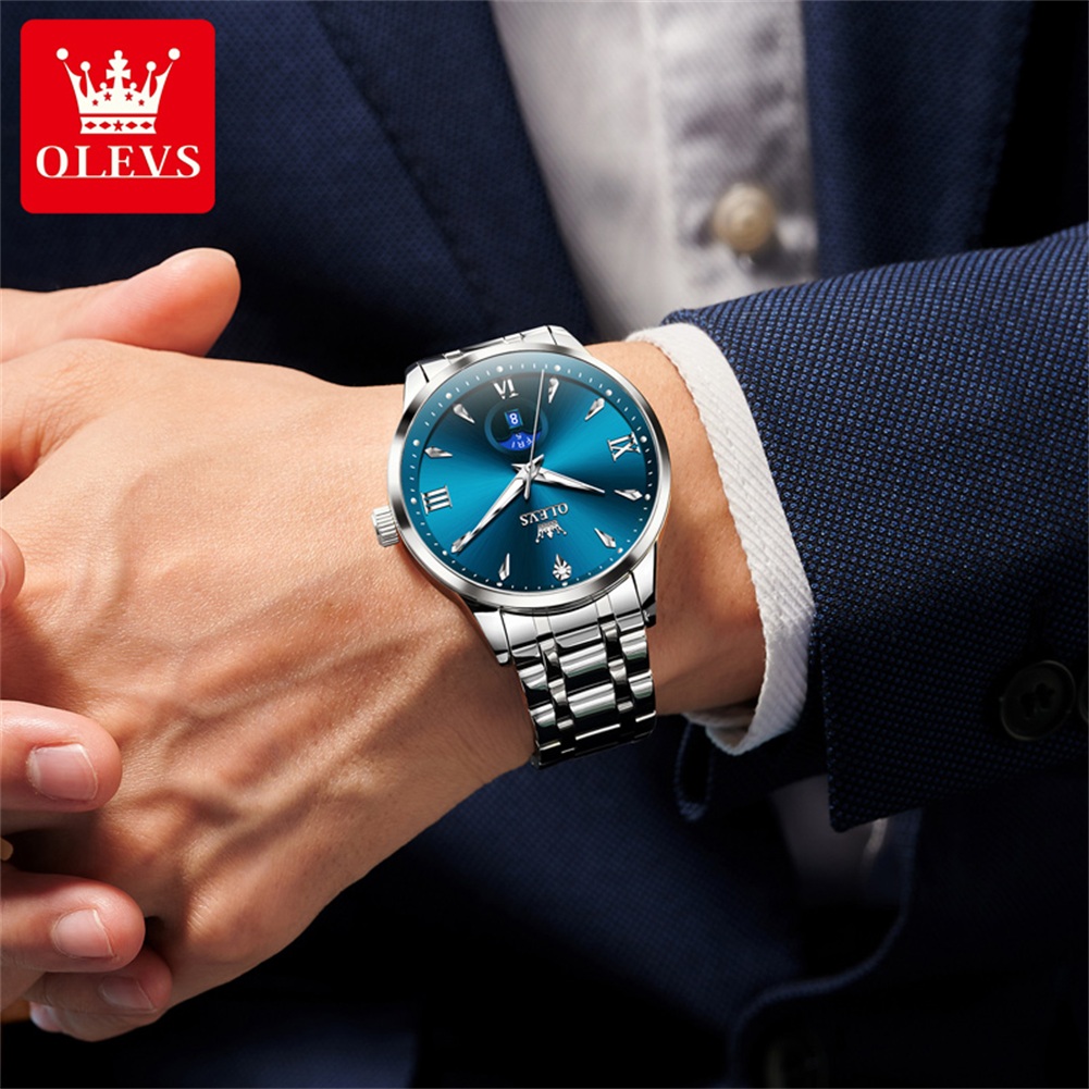 OLEVS Moon Phase men's watches - Men'S Fashion Luxury Brands recension och pris