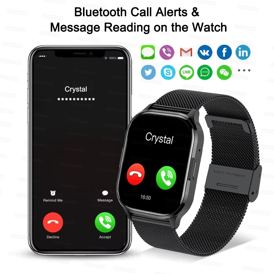 Ultra Thin Smart Watch Man Wom - Men'S Fashion App recension och pris