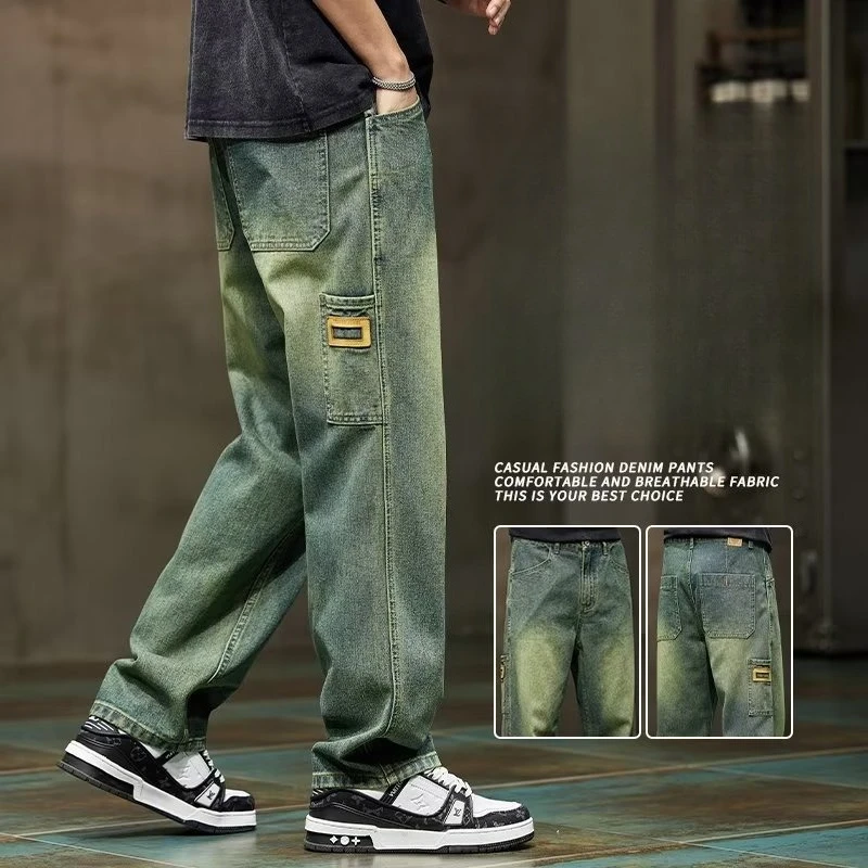 Korean Fashion Vintage Jeans M - Men'S Fashion With Baggy Jeans recension och pris