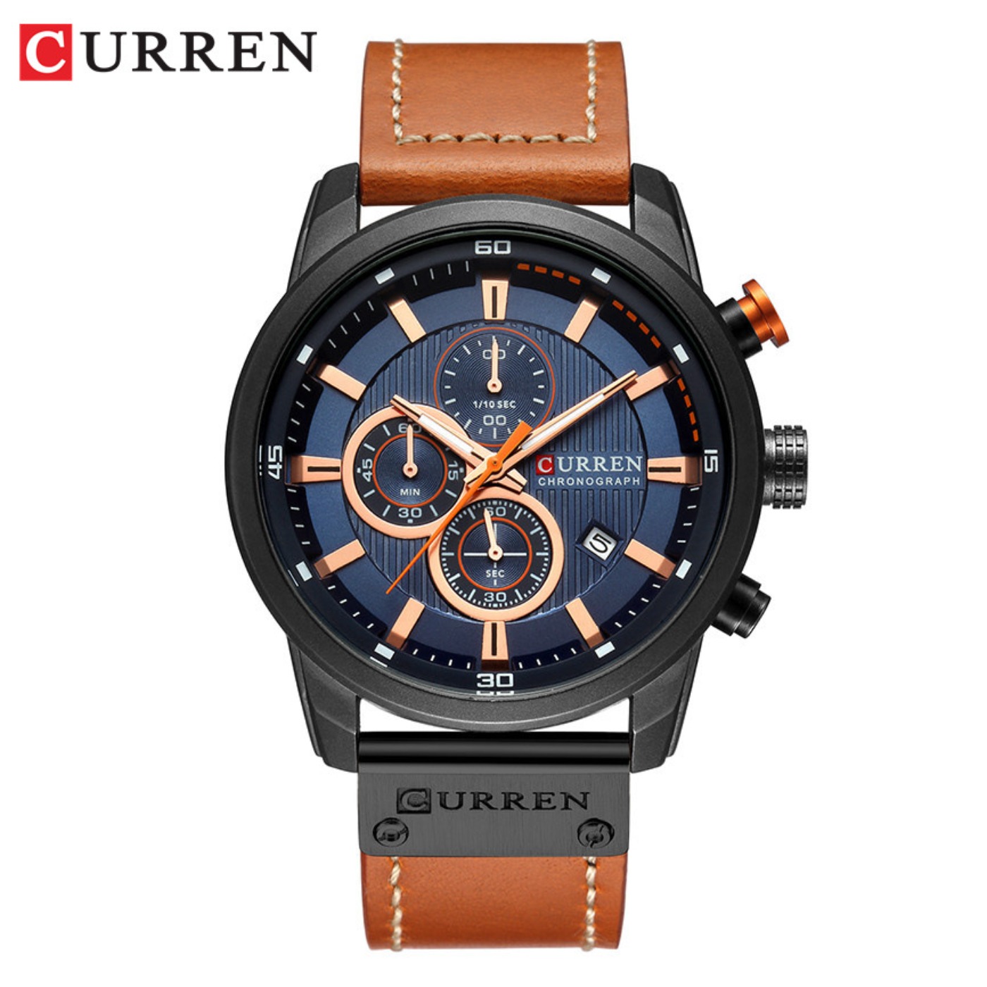 CURREN Fashion Date Quartz Men - Men'S Fashion Luxury Brands recension och pris