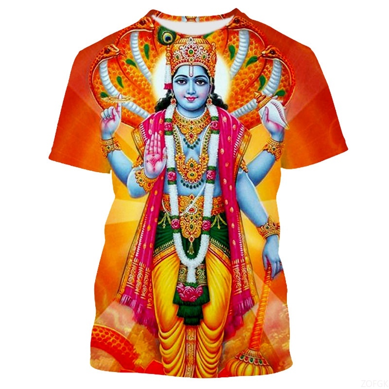 Summer Fashion Indian Deities  - Men'S Fashion Oversized T Shirt recension och pris