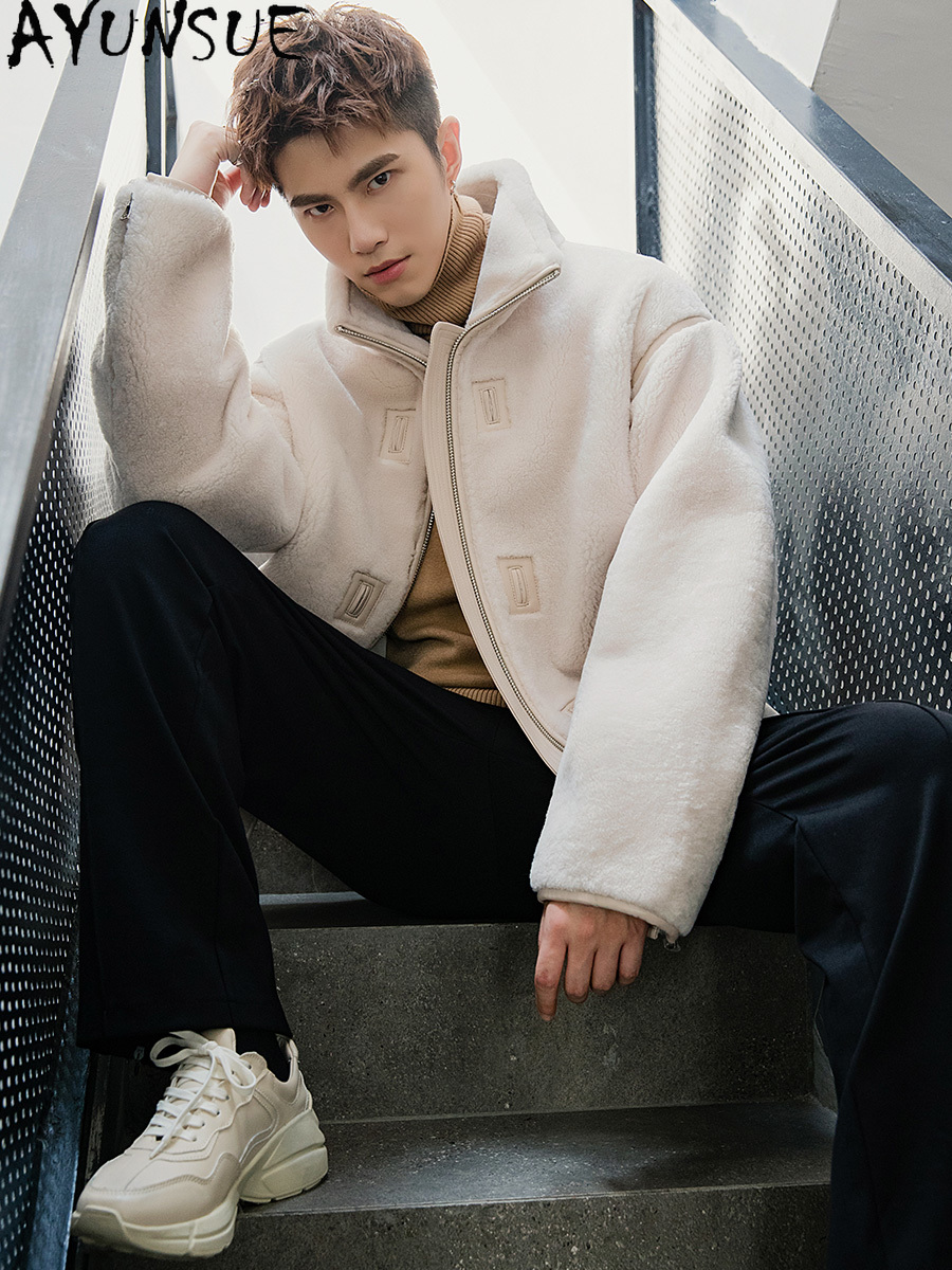 AYUNSUE Natural Merino Sheep S - Mens Fashion Winter 2025 recension och pris