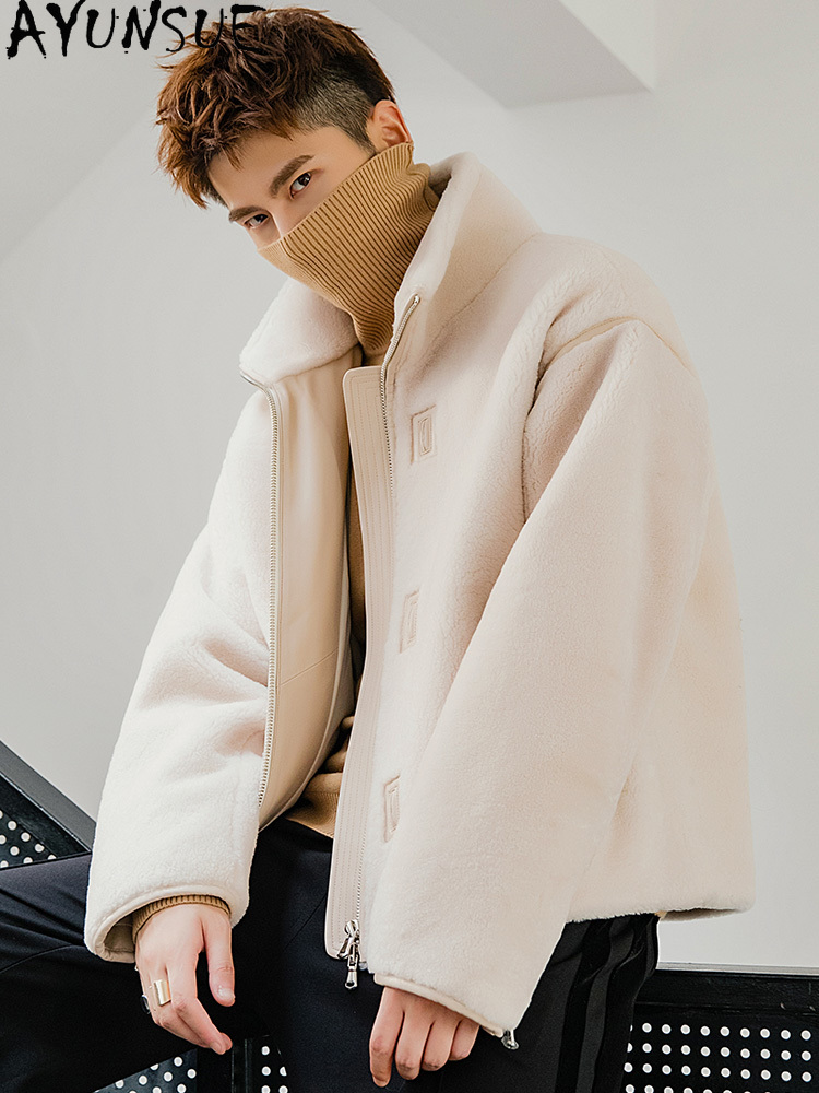 AYUNSUE Natural Merino Sheep S - Mens Fashion Winter 2025 recension och pris
