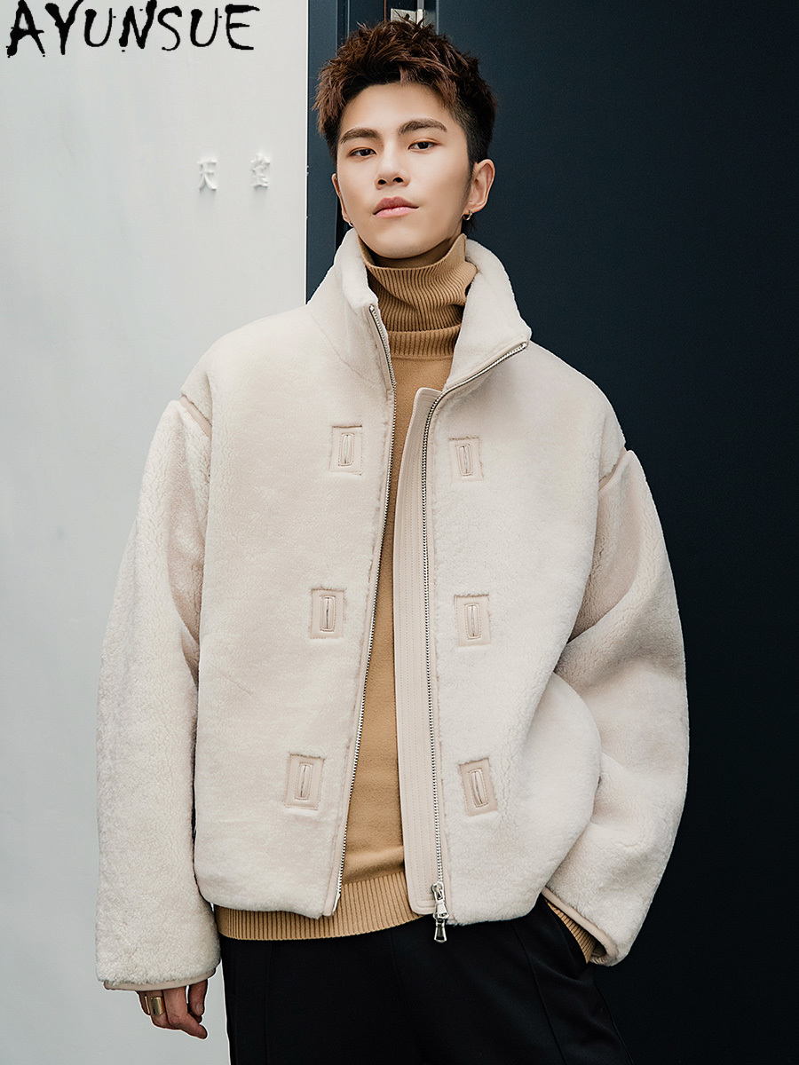 AYUNSUE Natural Merino Sheep S - Mens Fashion Winter 2025 recension och pris