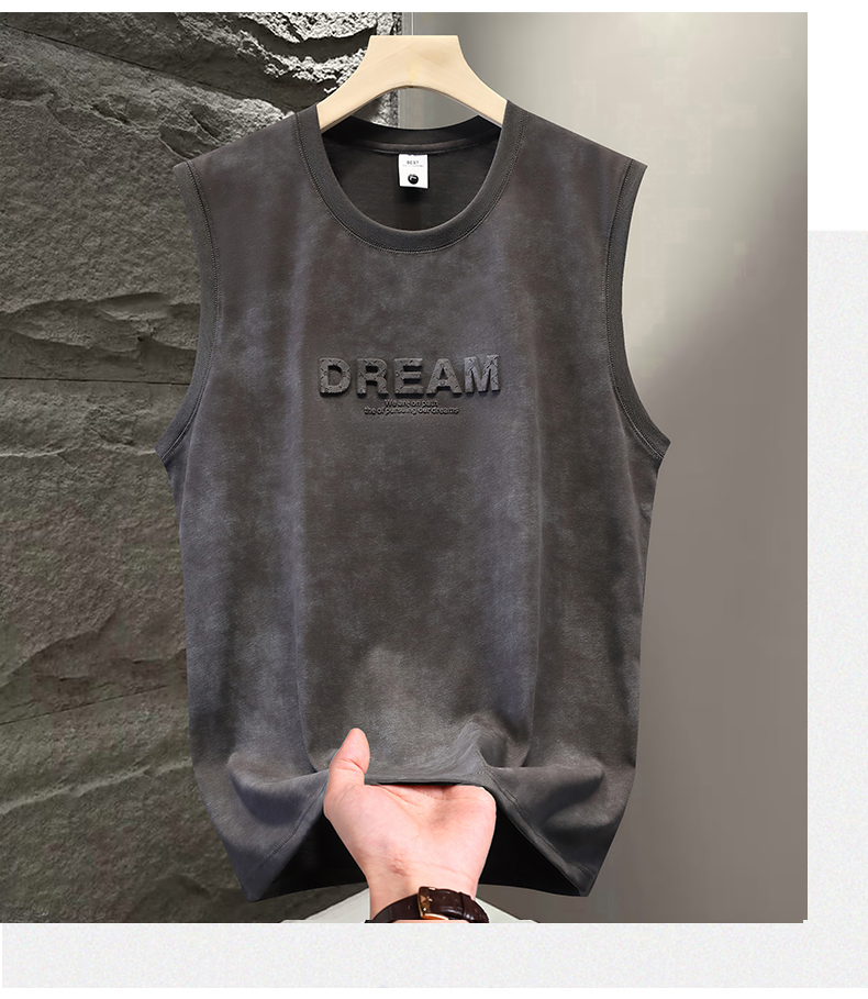American Tie Dye Vest Sets Men - Track Suit Men recension och pris