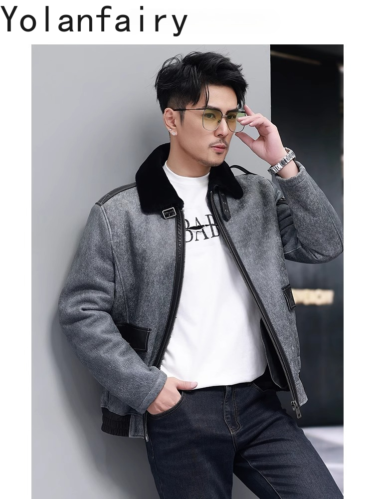 YOLANFAIRY Short Natural Fur C - Mens Fashion Winter 2025 recension och pris