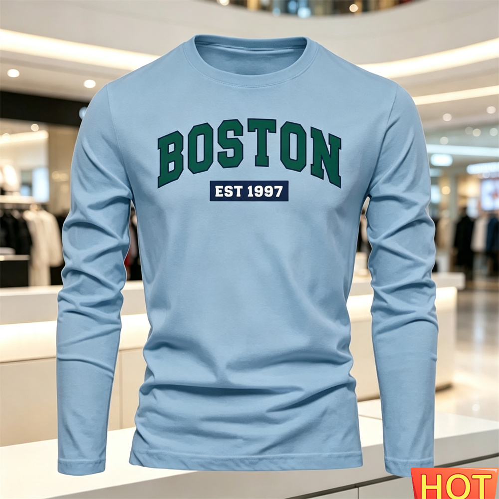 Autumn Summer Men's long sleev - Mens Fashion Summer recension och pris