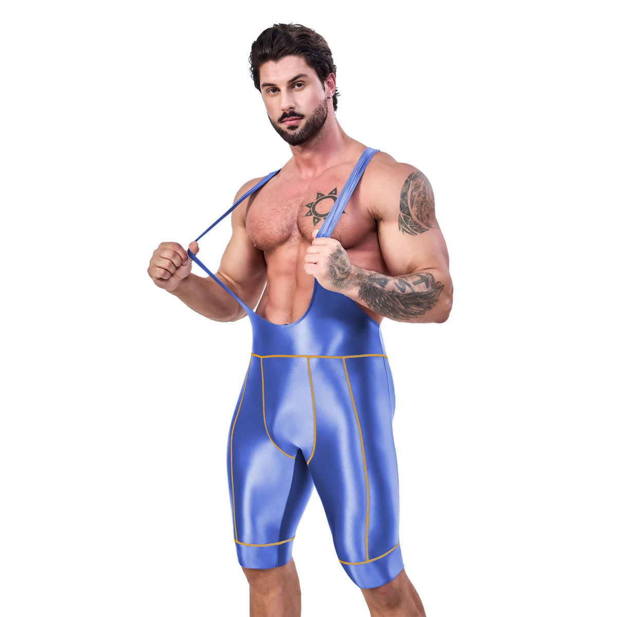 AMORESY Octavian Men Glossy El - Track Suit Men recension och pris