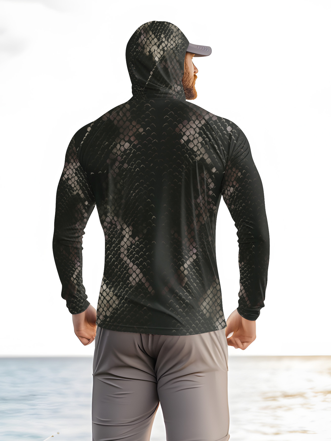 Men's Fishing Hooded Long-Slee - Mens Fashion Summer recension och pris