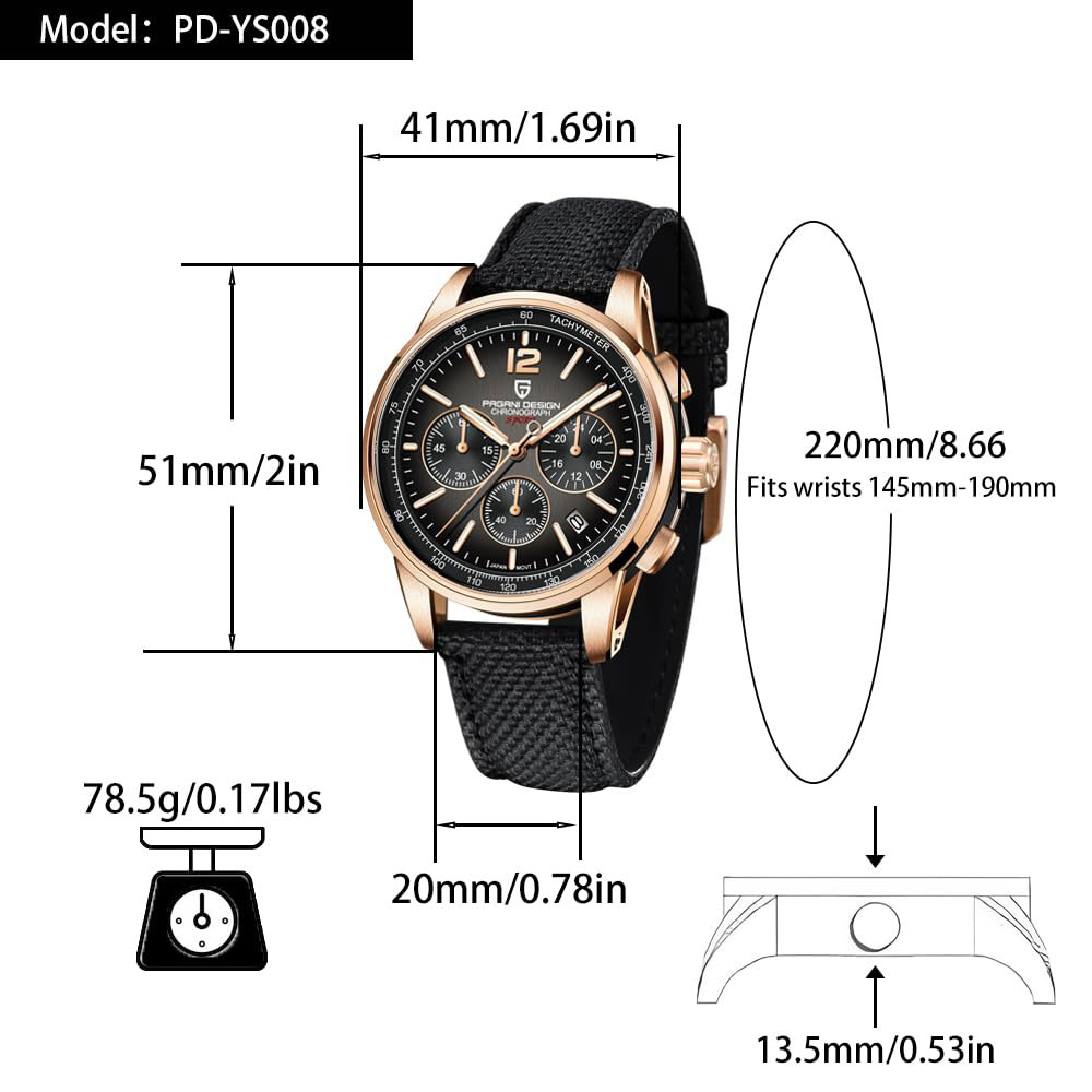 PAGANI DESIGN New Mens Watch 4 - Men'S Fashion Luxury Brands recension och pris