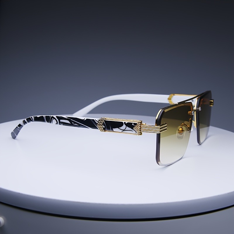 Fashion Rimless Sunglasses Men - Men'S Fashion Glasses recension och pris