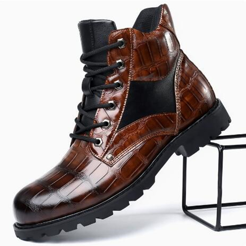 Luxury Brand Men Boots Grid Pa - Men'S Fashion Luxury Brands recension och pris