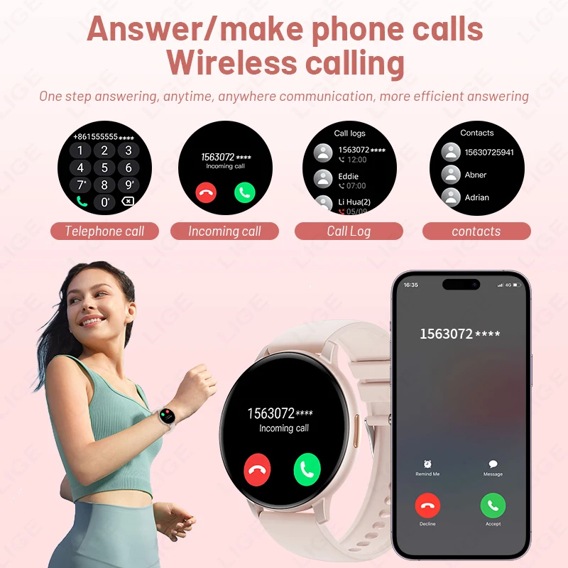2026 Fashion Smart Watch Women - Men'S Fashion App recension och pris