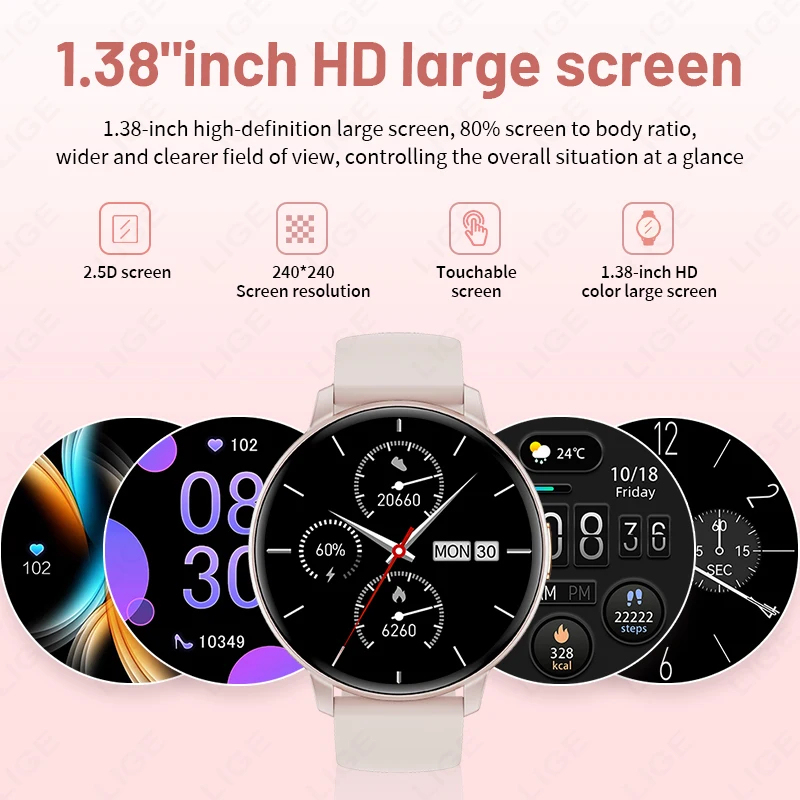 2026 Fashion Smart Watch Women - Men'S Fashion App recension och pris
