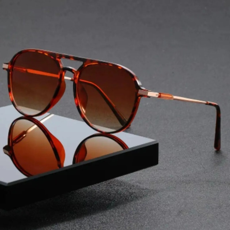 1pcs Vintage Pilot Sunglasses  - Men'S Fashion Glasses recension och pris