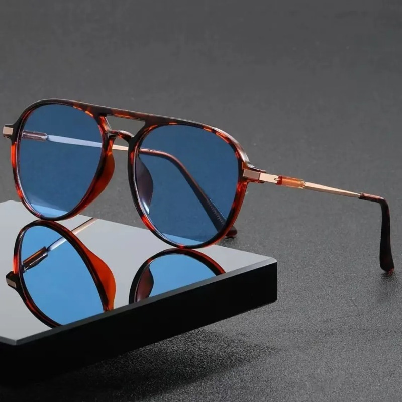 1pcs Vintage Pilot Sunglasses  - Men'S Fashion Glasses recension och pris