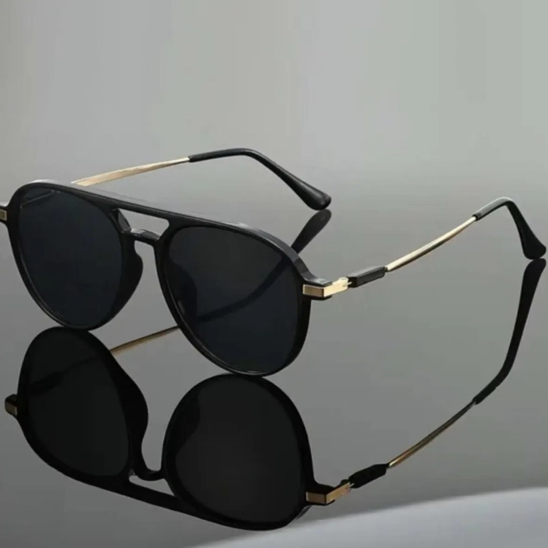 1pcs Vintage Pilot Sunglasses  - Men'S Fashion Glasses recension och pris