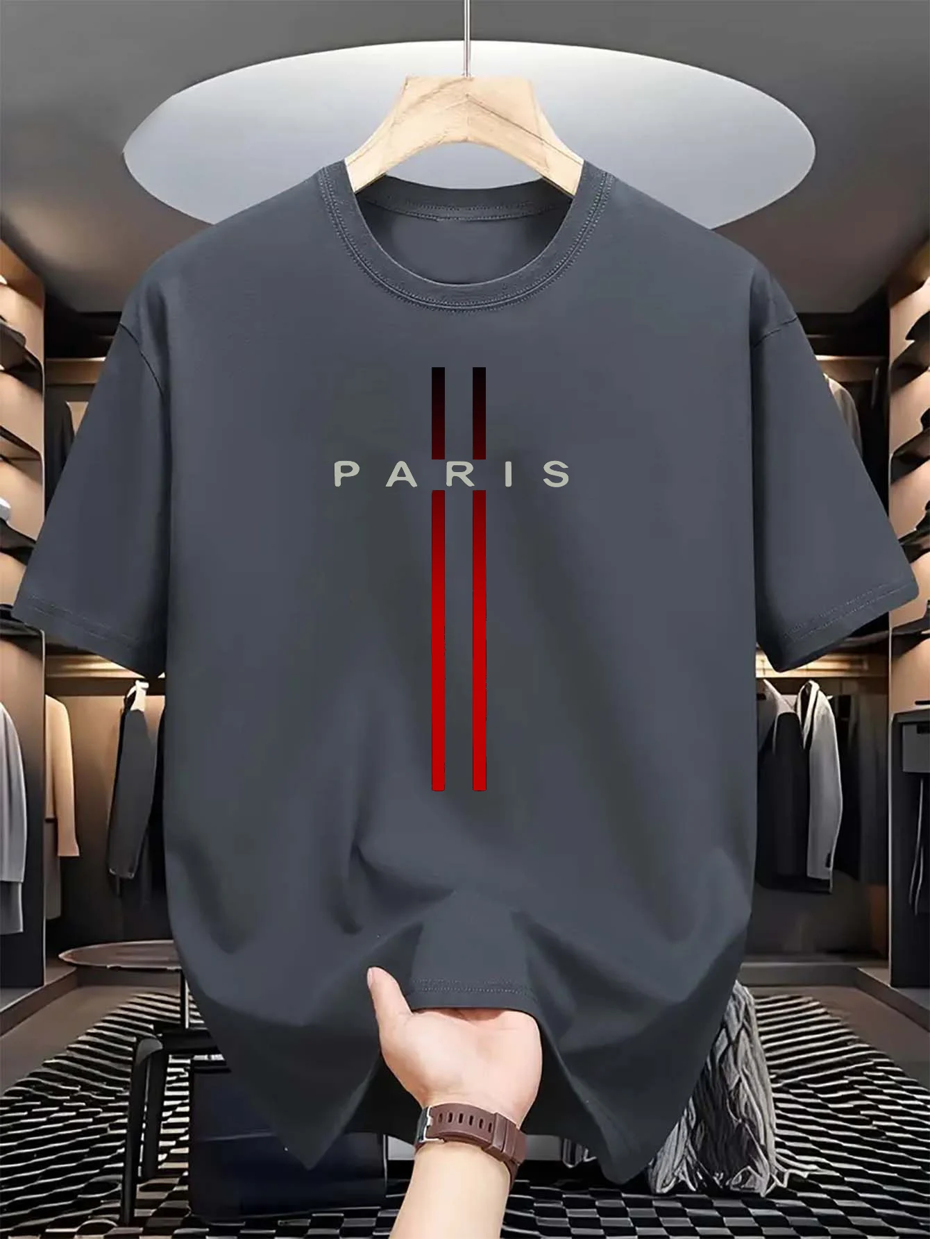 Men's 100% pure cotton summer  - Paris Fashion Men recension och pris