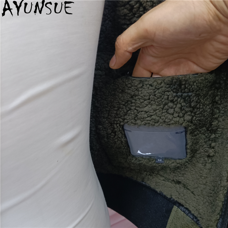 AYUNSUE Warm Natural Fur Coat  - Mens Fashion Winter 2025 recension och pris