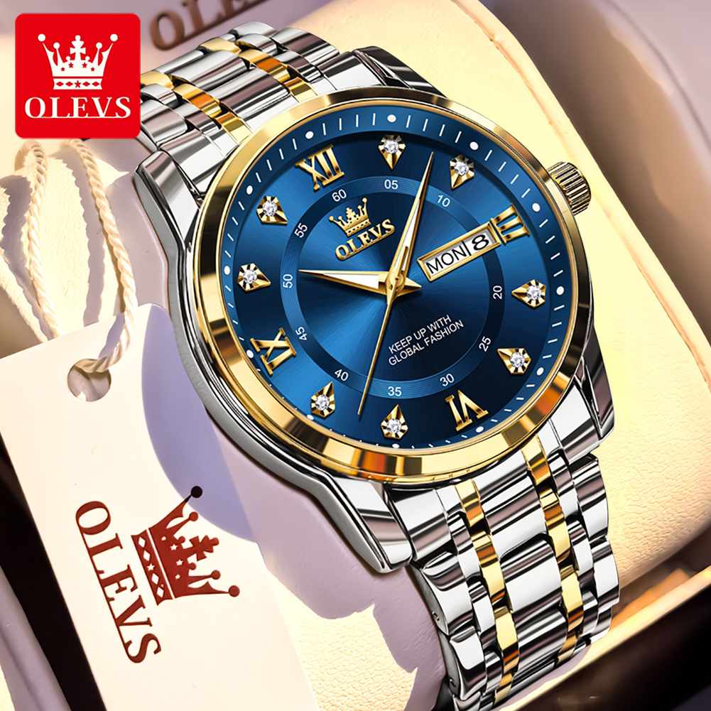 OLEVS Brand Fashion men's watc - Mens Fashion Watch recension och pris
