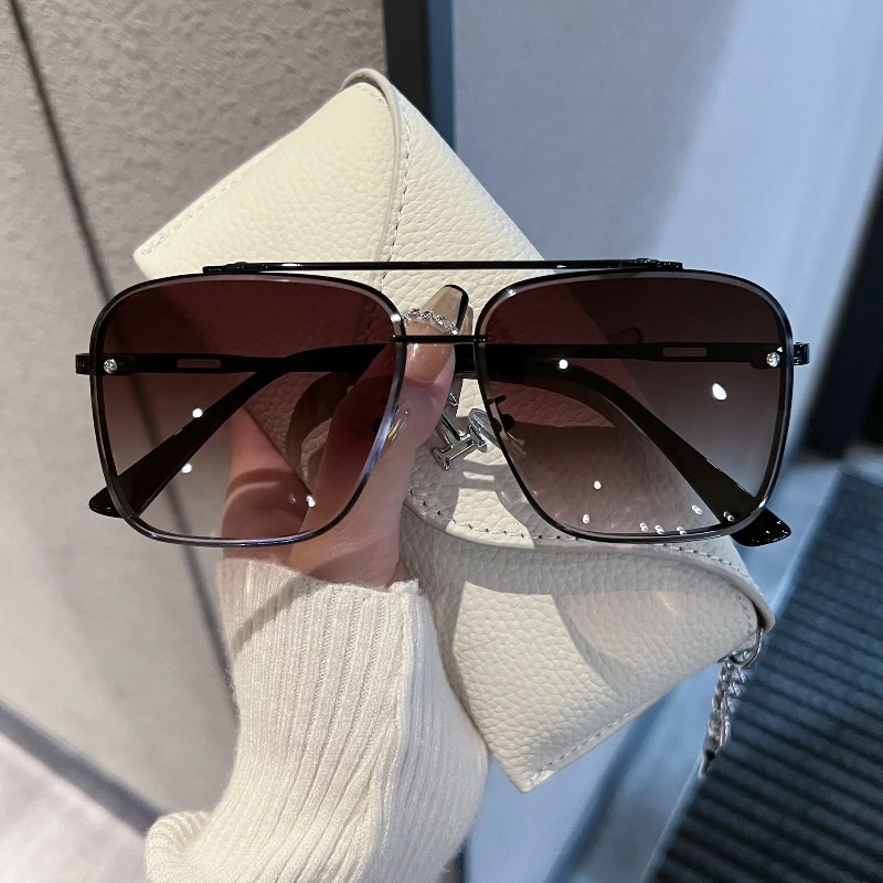 Square Sunglasses Men Metail F - Men'S Fashion Glasses recension och pris