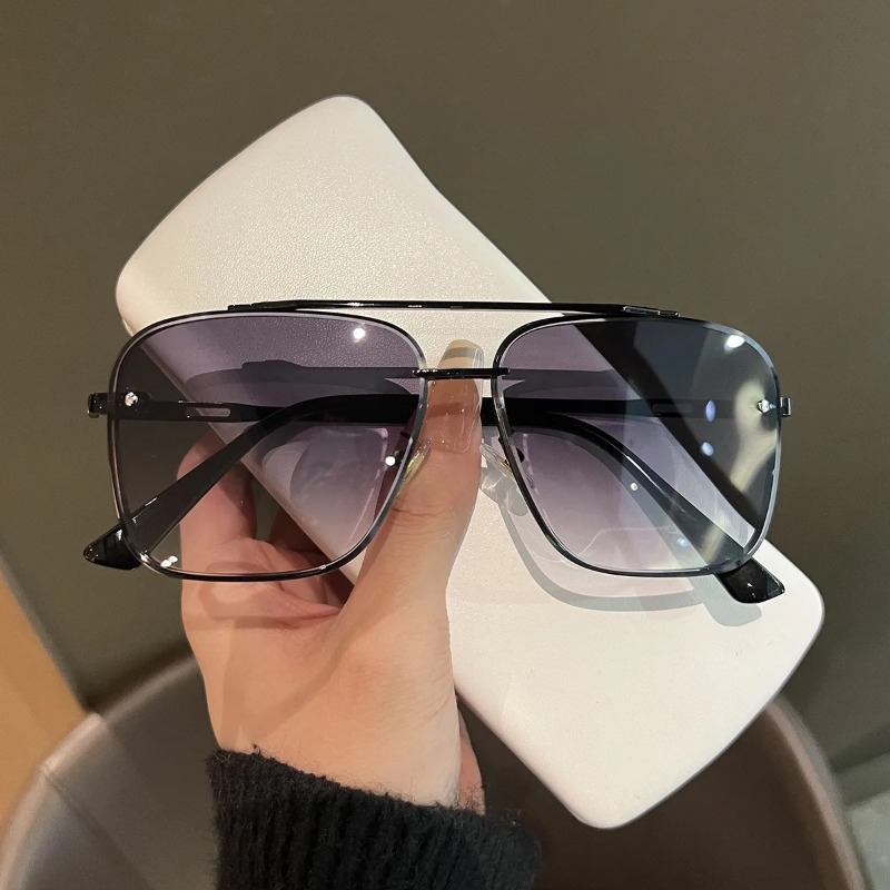 Square Sunglasses Men Metail F - Men'S Fashion Glasses recension och pris