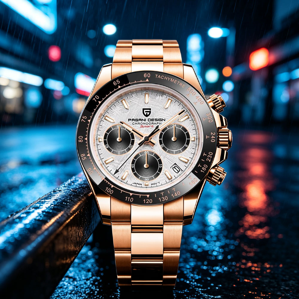 Top Brand PAGANI DESIGN Luxury - Mens Fashion Watch recension och pris