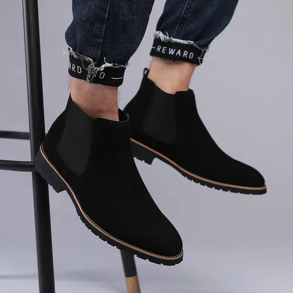 Men Ankle Boots British Style  - Mens Fashion Winter 2025 recension och pris