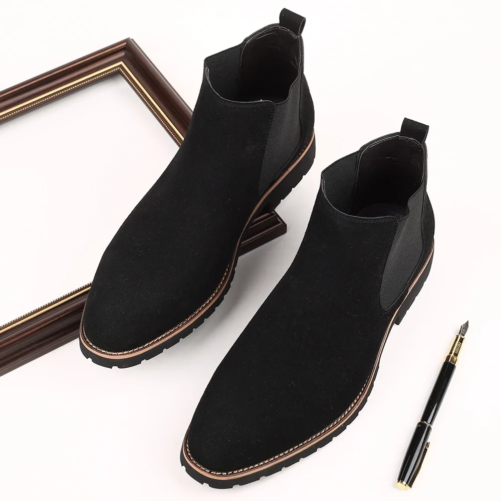 Men Ankle Boots British Style  - Mens Fashion Winter 2025 recension och pris