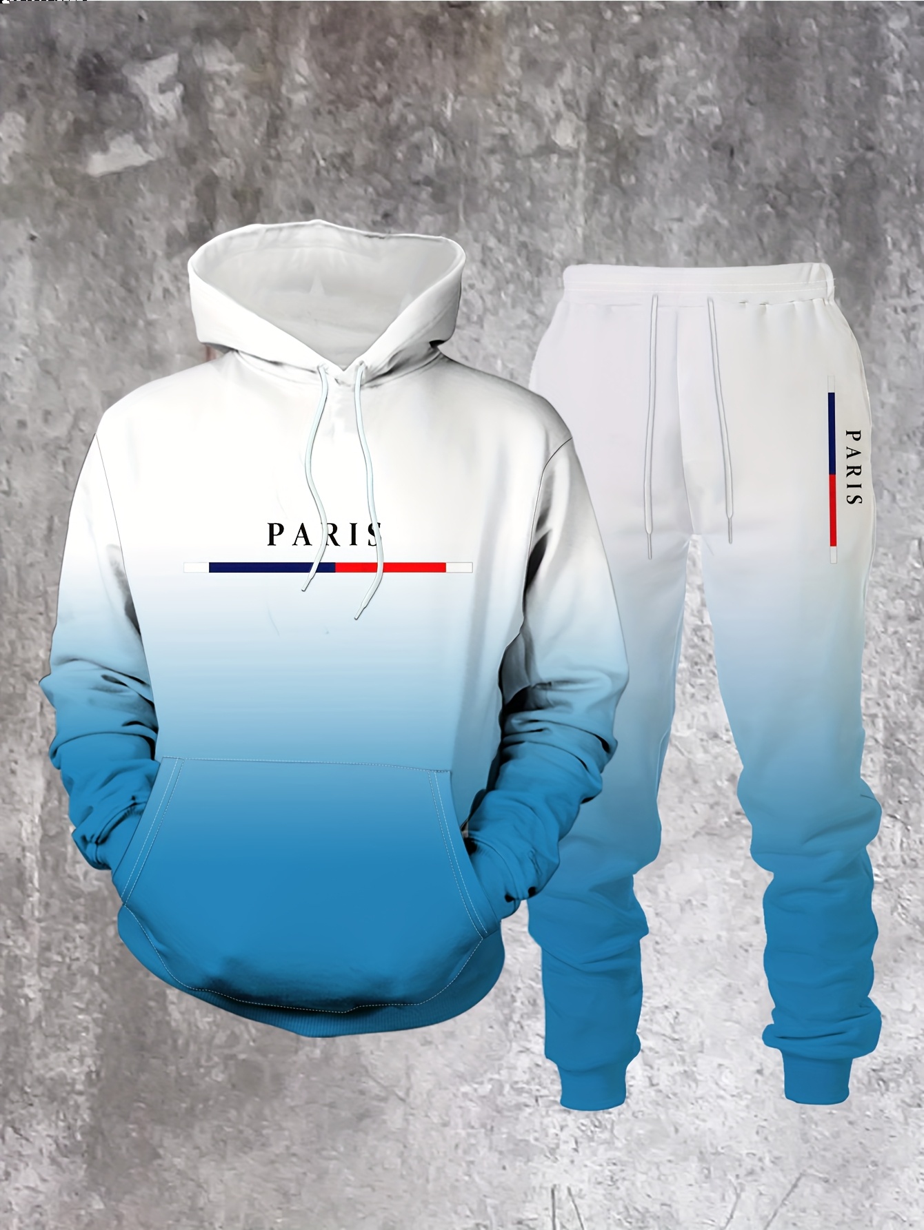 Gradient Color Paris Tracksuit - Paris Fashion Men recension och pris