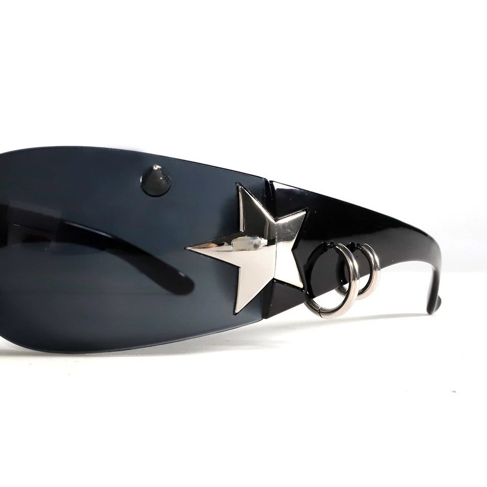 Rivet Punk Metal Star Frame Gl - Men'S Fashion Glasses recension och pris